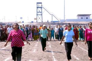 AM/NS India CSR Team Hosts Women’s Sports Day