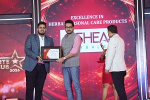 Oshea Herbals Honoured with ‘Excellence in Herbal Personal Care’ at Mirchi Elite Club 2026 in Kolkata