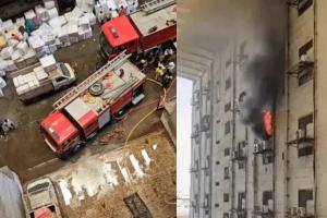 Surat: Fire breaks out again in Millennium Textile Market-2, second incident in two months