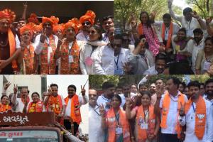 Surat: BJP's historic victory in municipal elections, winning 115 out of 120 seats, AAP 4 and Congress 1 seat