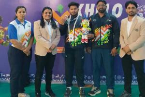 Vadodara: Mukesh Vasava Makes History by Winning Silver Medal in Khelo India Tribal Games