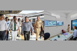 Vadodara: Divisional Railway Manager Raju Bhadke reviews crowd management arrangements at Vadodara station