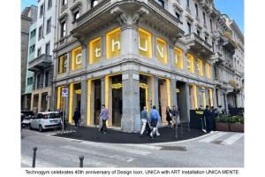 Technogym celebrates 40th anniversary of Design Icon, UNICA with ART Installation UNICA MENTE