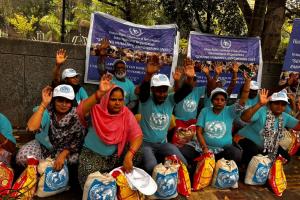 Human Rights Commission for the United Nations Conducts Humanitarian Drive in Rohini, New Delhi