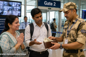 Surat: CISF's Vigilance Recovers Passenger's Lost Purse at Airport, Identifies Passenger Who Withdrew Cash