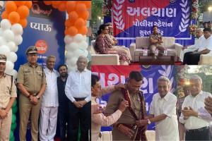 Inauguration of the fourth 'Pyau Seva' center in Surat, providing cool water to passersby