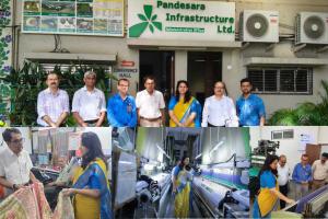 Surat: Textile Commissioner Vrinda Manohar Desai visits major textile institutions and industrial units in Surat