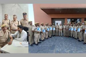 Surat: Free Medical Camp Organized for Home Guards with the Support of Kiran Karuna Hospital