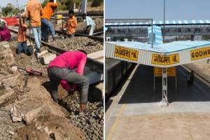 Vadodara: Important Infra Work of Yard Improvement Completed in Godhra