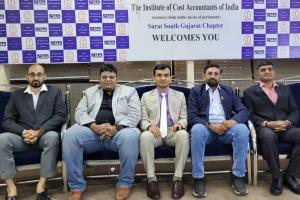 Surat: Announcement of new office bearers of ICMAI Surat-South Gujarat Chapter, CMA Keval Shah becomes President