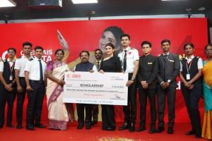 Ms Sreeleela joining hands with Chennais Amirta