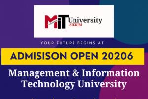MIT University Sikkim Opens Admissions 2026 with AI-Based Class, Real Industry Exposure, Workshops, Internships, and Practical Learning