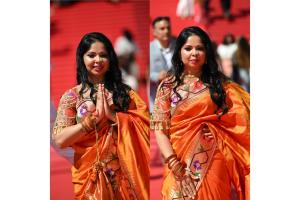 Swapnali Wani Mrs. Bharat-USA Universe 2026, Draped in Heritage: Showcasing Indian Handloom at Cannes 2026