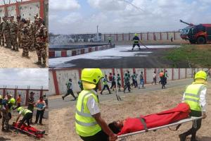 Multi-Agency Emergency Mock Drill Held at Surat Airport, Comprehensive Review of Disaster Management Preparedness