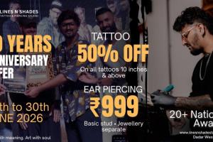 Lines N Shades Tattoo Studio Marks a Decade of Artistic Excellence in Mumbai