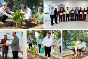 Vasu Foundation Commits to Planting 1.08 Lakh Trees by 2035 After Completing Mission 10,008
