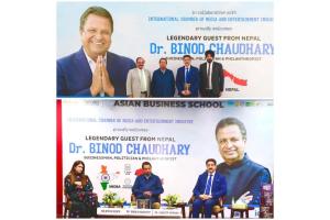 Dr. Binod Chaudhary Shares Global Success Mantra at Asian Business School, Noida