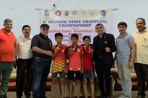 Surat: Inauguration of the 6th Gujarat State Grappling Wrestling Championship in Navsari