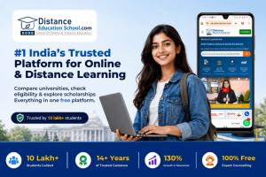 Distance Education School Supports 4 Lakh Plus Students in Securing Admission to Online and Distance Programs