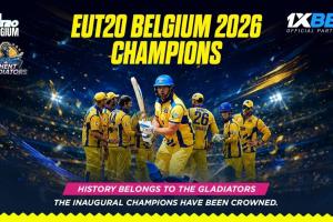 1xBet Sponsored Team “Ghent Gladiators” Win the inaugural EUT20 in Belgium