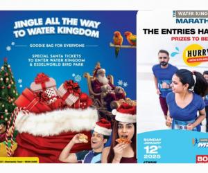 Unwrap the Fun this Christmas and New Year at Water Kingdom: Festivities, Goodie Bags, and a Marathon