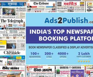 Ads2Publish, India’s Top Newspaper Ad Online Booking Platform achieves a Major Milestone