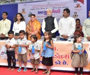 Historic MoU Signed to Eradicate Malnutrition in Waghodia Taluka During Ayush Mela
