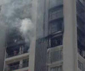 Surat: Massive fire in high-rise building in Vesu, over 60 people rescued using hydraulic platform