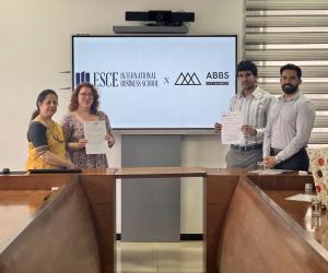 ABBS School of Management Signs Landmark Study Abroad Agreement with ESCE International Business School, Paris