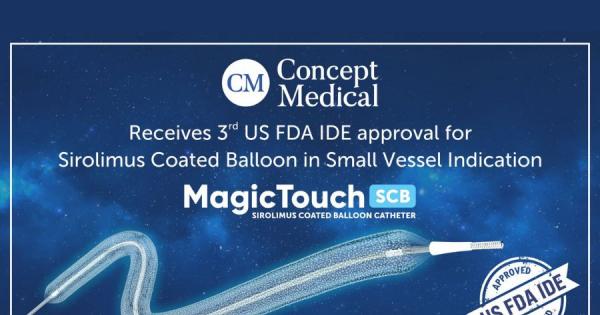 Concept Medical Receives Third US FDA’s IDE Approval For Its Magictouch ...